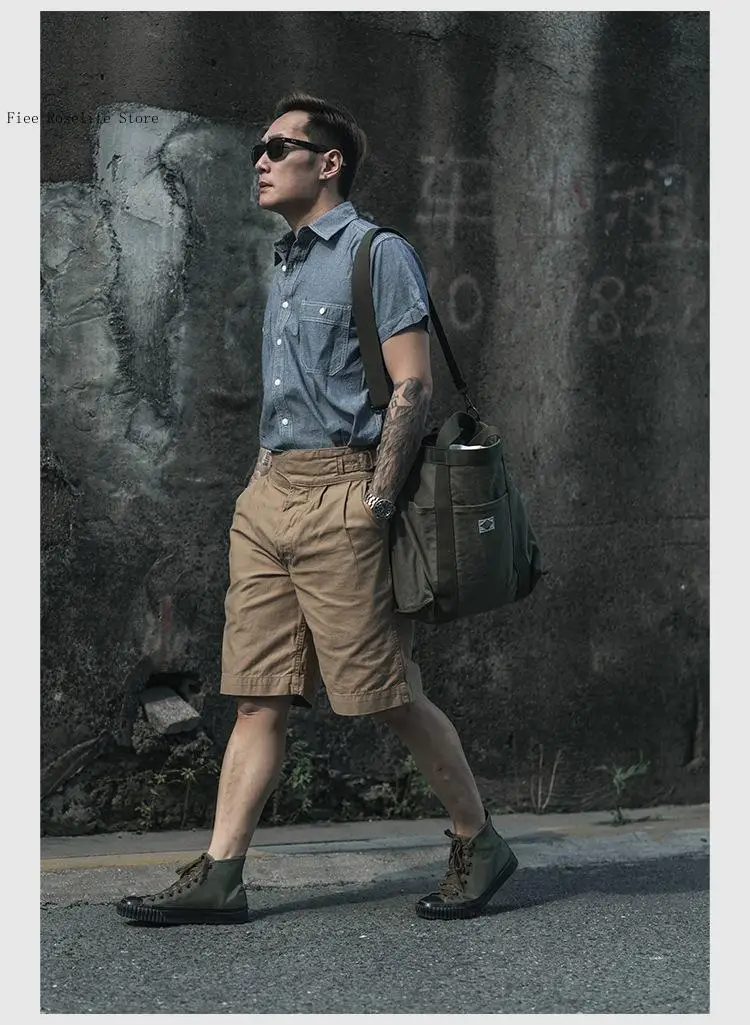 Spring and Autumn Simple Commuting Cotton Youth Cloth Short Sleeve Workwear Basic Casual Shirt for Men