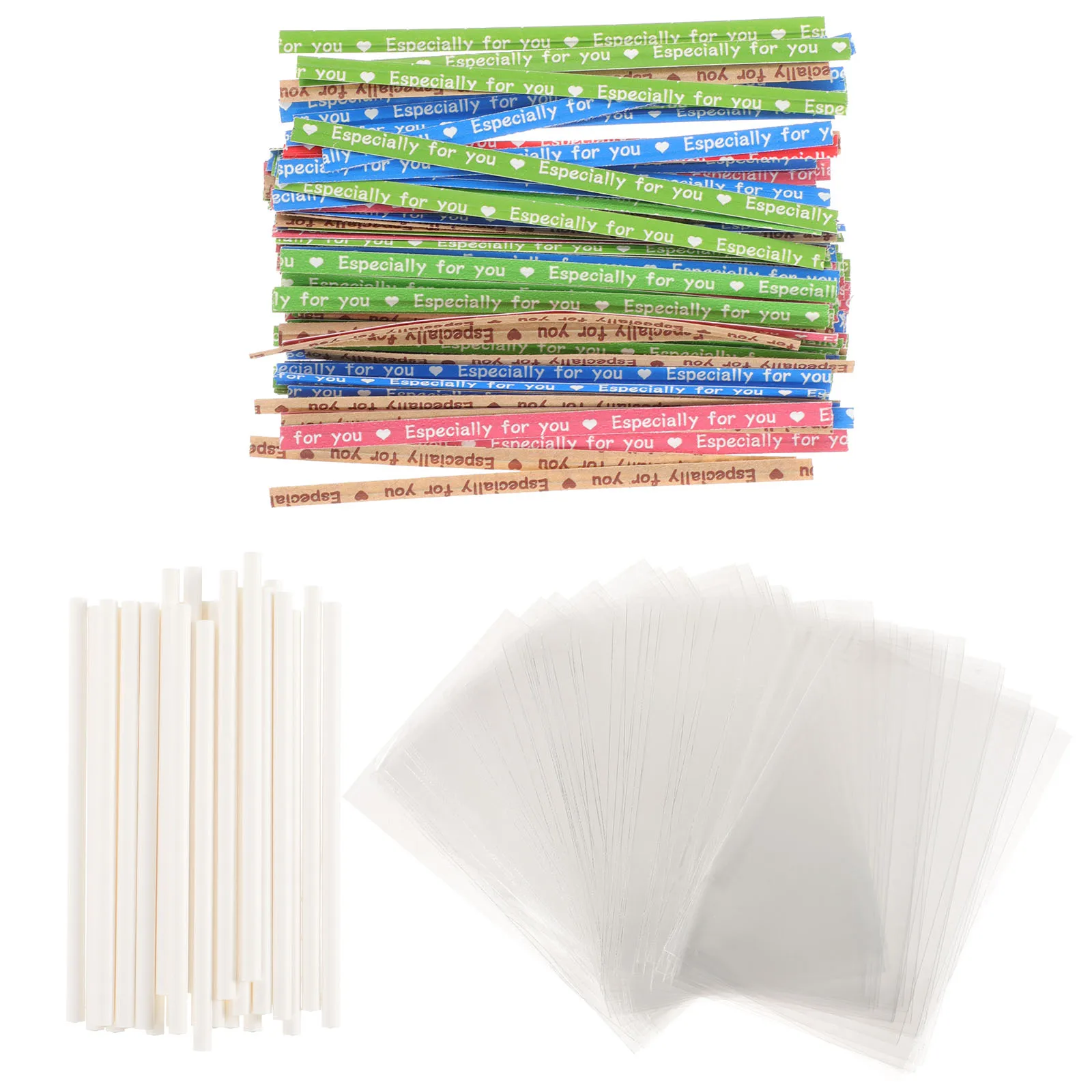 Bolsas de envoltorios, palitos de piruleta, embalaje transparente, golosinas, regalos para niños, galletas de Chocolate para Halloween, suministros decorativos para fiestas DIY