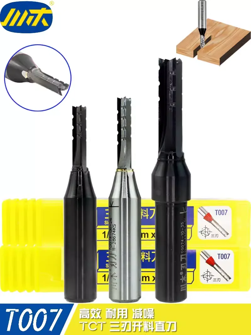 Chuanmu-tct Três Borda Corte Reta Faca Cnc Máquina de Corte Inserção Liga Board Knife T007