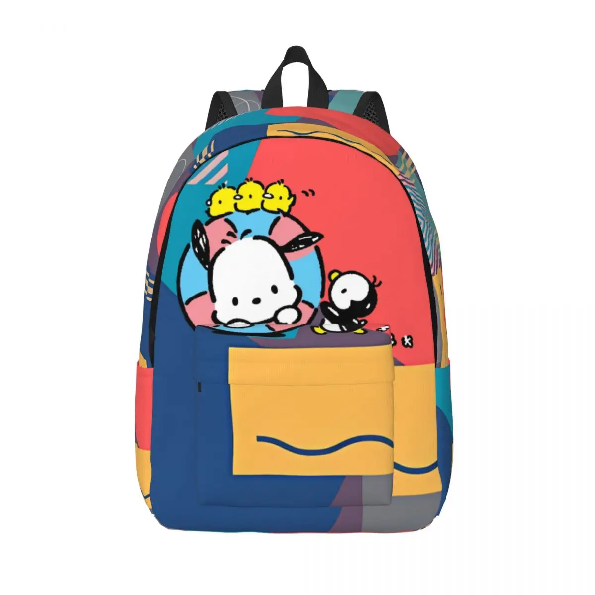 Fashion Disney Exclusive Rucksack Hiking Retro Washable Pochacco Couple Storage Bag Birthday Gift