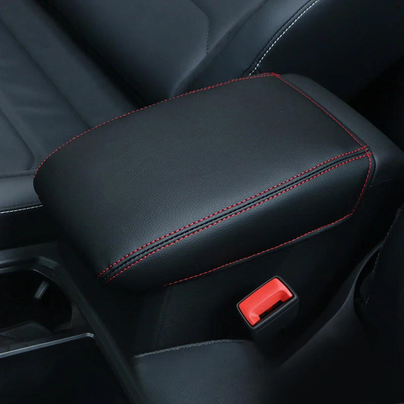 Car Arm Rest Cushion Center Console Protection Cover Armrest Box Pad For Volkswagen VW Tiguan MK2 2016-2018 2019 2020 2021 2022 - view 6