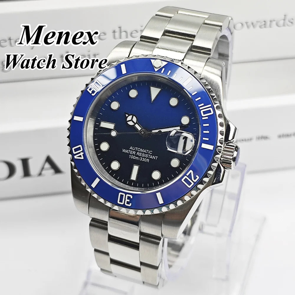 

Классические часы Water Ghost 40 мм с календарем, увеличительным стеклом, механическим механизмом NH35, светящимся покрытием BGW9, водонепроницаемостью 50 бар.