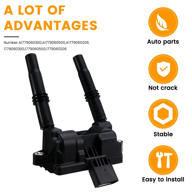 Front Engine Ignition Coil For Mercedes Benz AMG S63 S560 E63 C63 GT 63 G550 GLC63 A1779060300 A1779060500 A1779060206