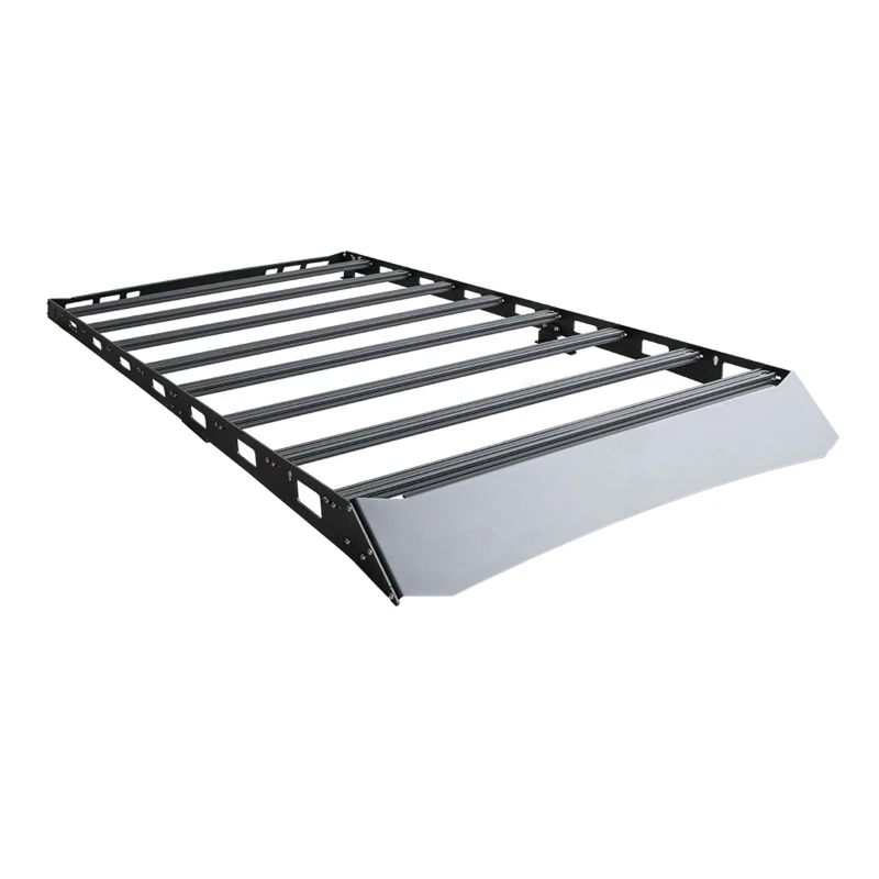 

The roof platform luggage rack is made of aluminum alloy material, and the cargo rack is installed non-destructive.