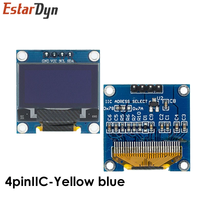 Variant: 4pinIIC-Yellow blue