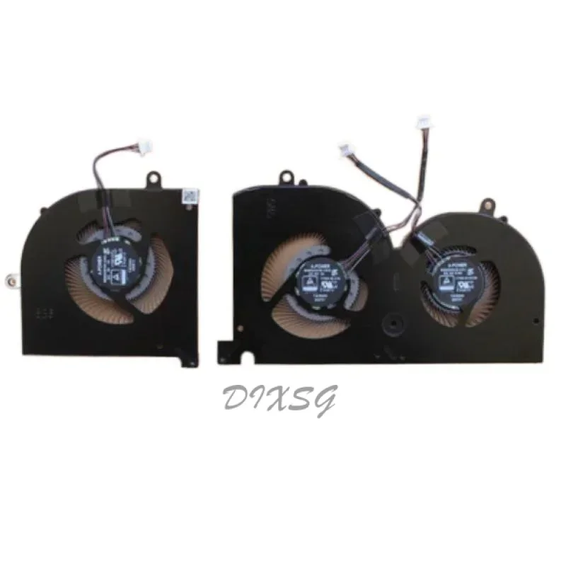 

New Original Laptop Gaming Cooling Fan For MSI GS75 Stealth 10SE 10SF Creator 17 A10SFS MS-17G3 B5005 HS-U4Q/U3J CPU GPU 5V 1A