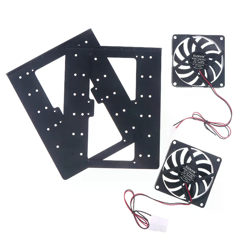 Superior PC Case with Built-in 6F HDD Bracket; 6x3.5 Metal Hard Disk; Enhanced Superimposed Expansion; Fan Based Cooling