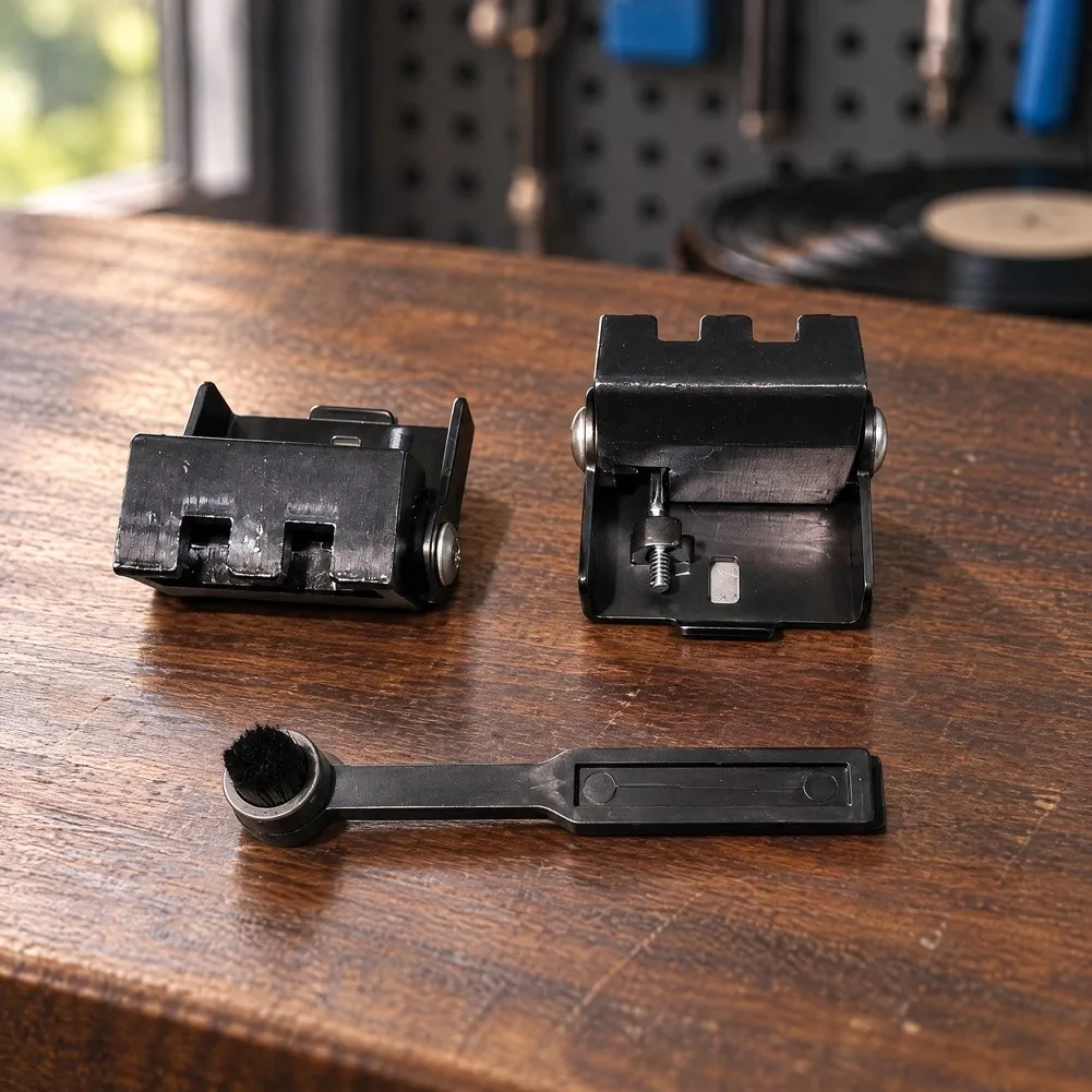 Dust Cover Hinge For Technics SL-BD SL-D SL-Q Series Record Player Turntable Parts Black Plastic-Metal Replacement Accessories
