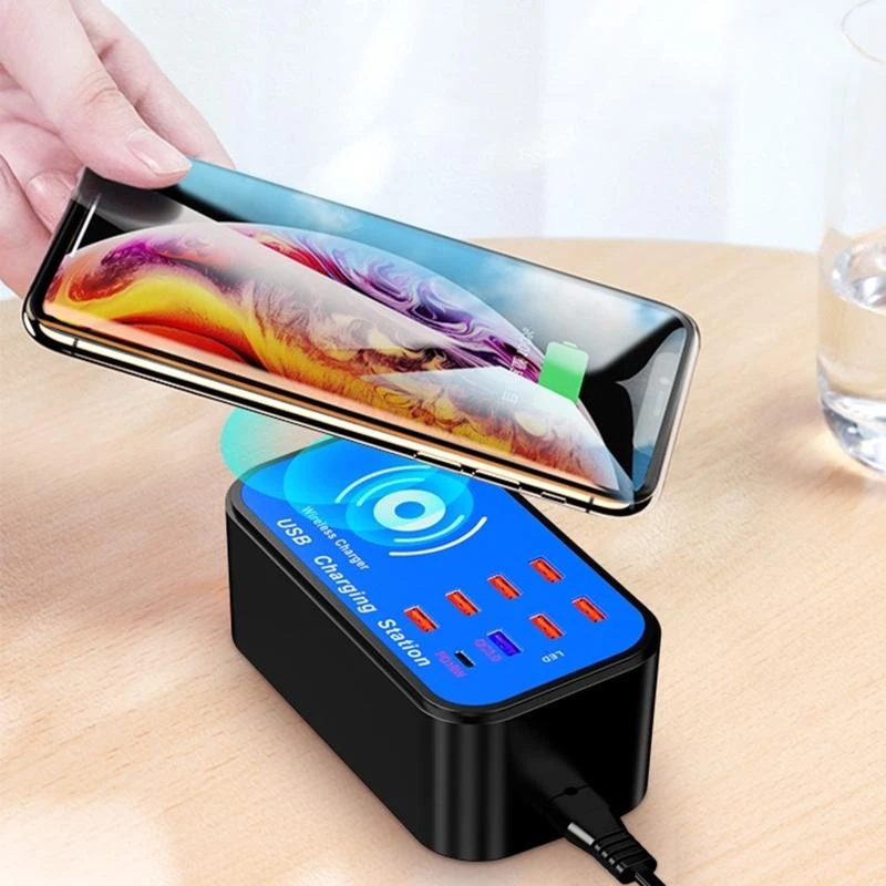 マルチポート-10-ワット充電器-usb-電源アダプタ電話タブレット用急速充電ステーションベストセール