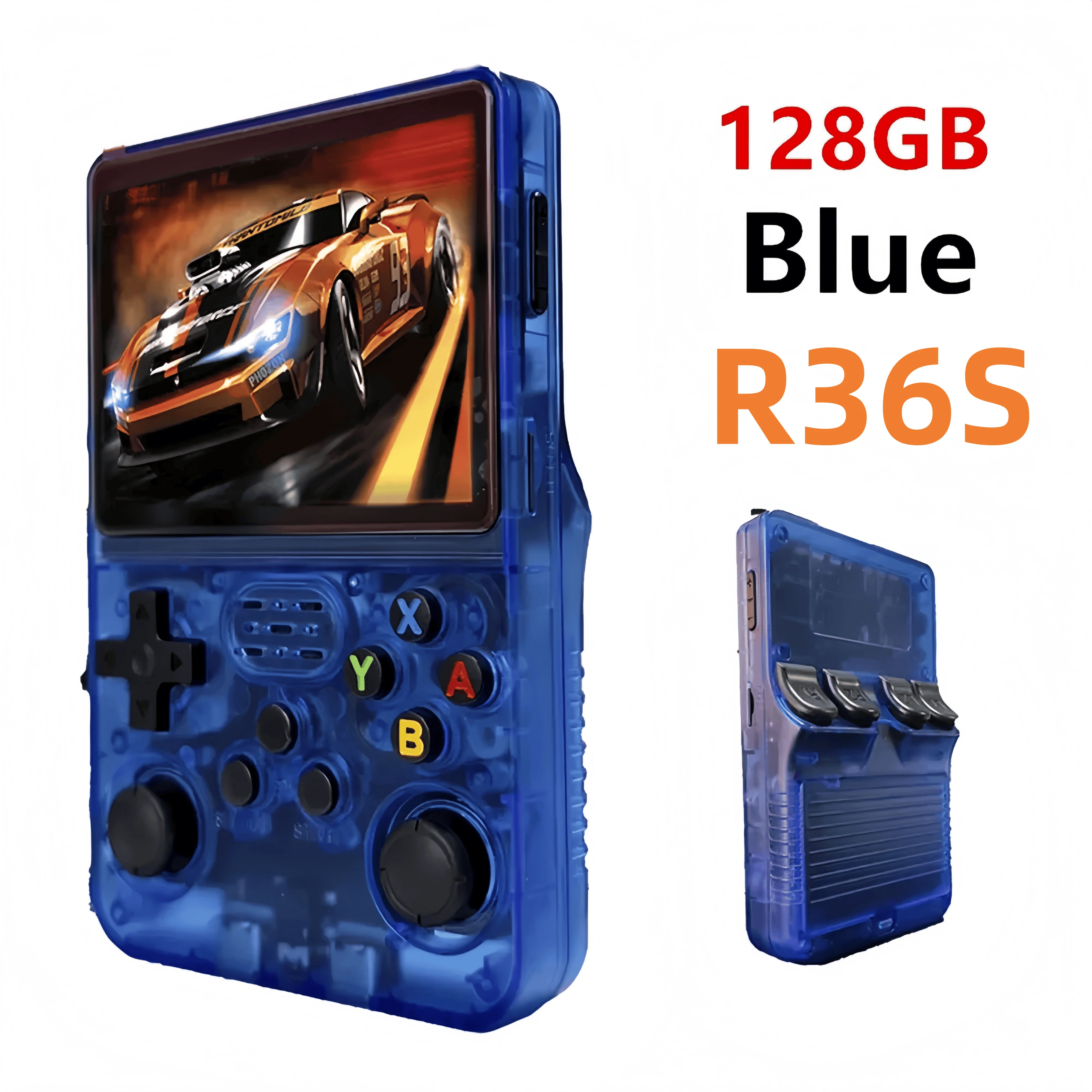 R36S R36 Ultra Handheld Retro Videogame Console IPS Scherm 128GB Spellen Draagbare Zakspeler Linux Systeem R36Ultra R36 PRO