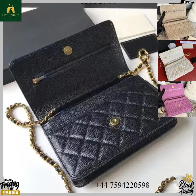 

Fashion Selling Classic Upgraded magnetic hardware womens chain wallets high Quality Sheepskin Luxurys Designer bag