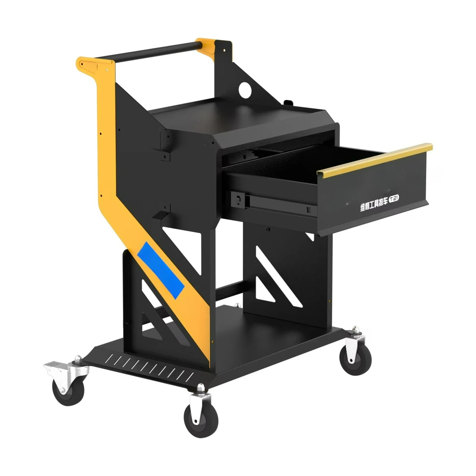 

T21 100kg Load Bearing Prime Fully Equipped Professional Industrial Trolley Tool Set Box Cabinet Cart for Vehicles