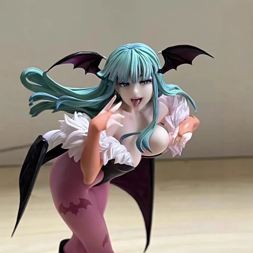 23cm darkstalkers morrigan aensland anime figura sexy hentai menina pvc modelo de ação estatueta estátua colecionável adultos bonecas brinquedo