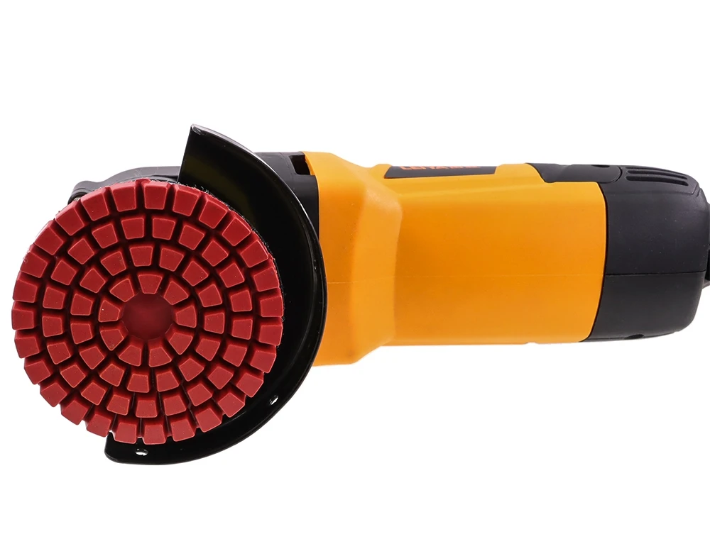 7-teiliges Set 4 Zoll 100MM Nass-Diamant-Polierscheiben Verstärkte Verschleißfeste Schleifscheiben für Granit Marmor Terrazzo Betonboden – Detail 8