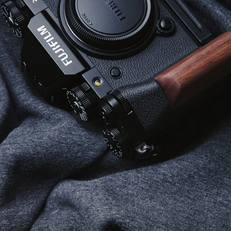 XT5ハンドグリップ木製富士x T5富士フイルムXT5用クイックリリースlプレート