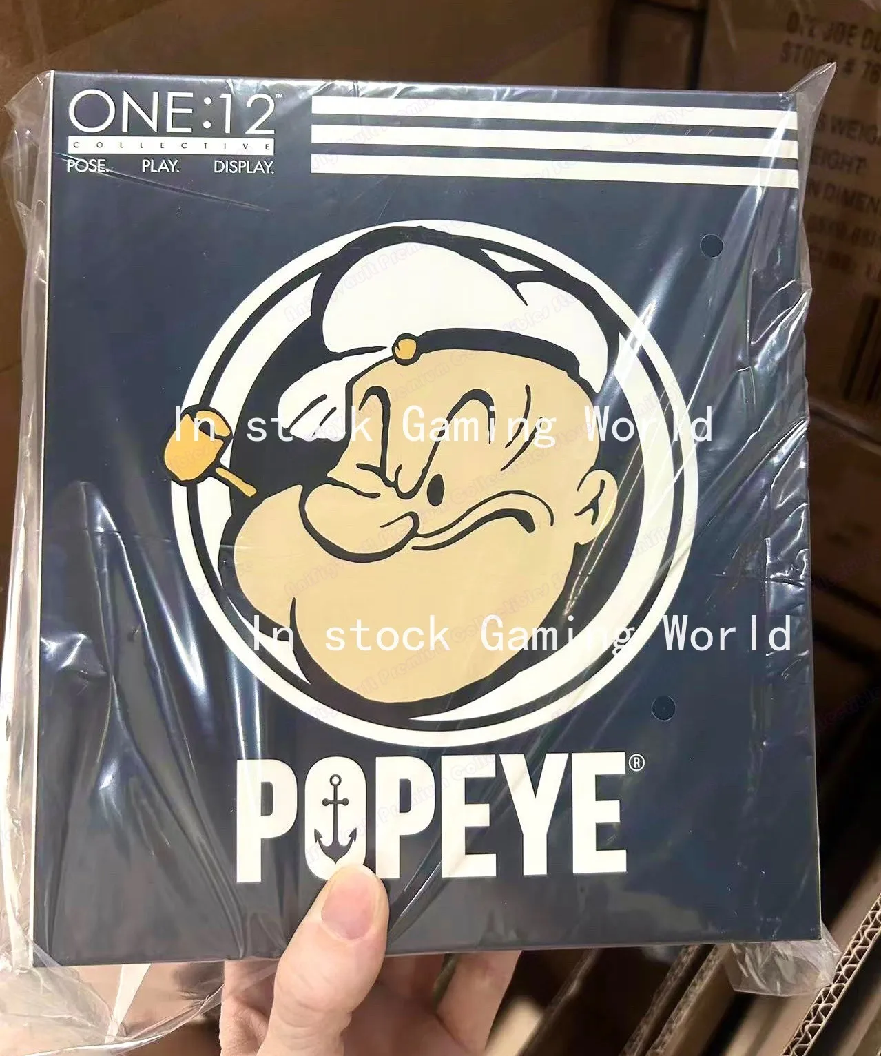 

In Stock MEZCO Popeye ONE:12 Action Figure Toy Movable Model Popeye Sailor Cloth Clothes Model Collection Gift