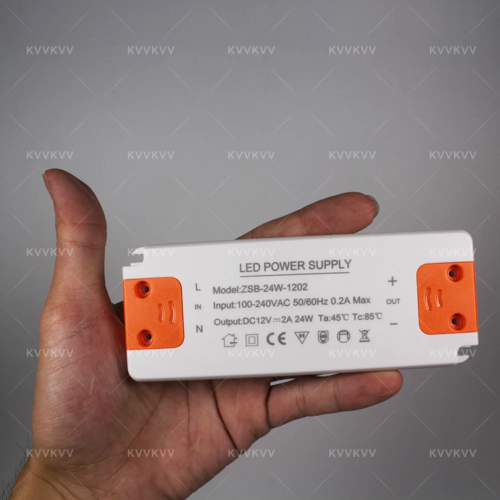 LED Driver 12W 18W 24W 36W 60W 120W LED Power Supply AC 110 220V Power Supply DC12V LED Transformer Adapter For LED Strip Lights