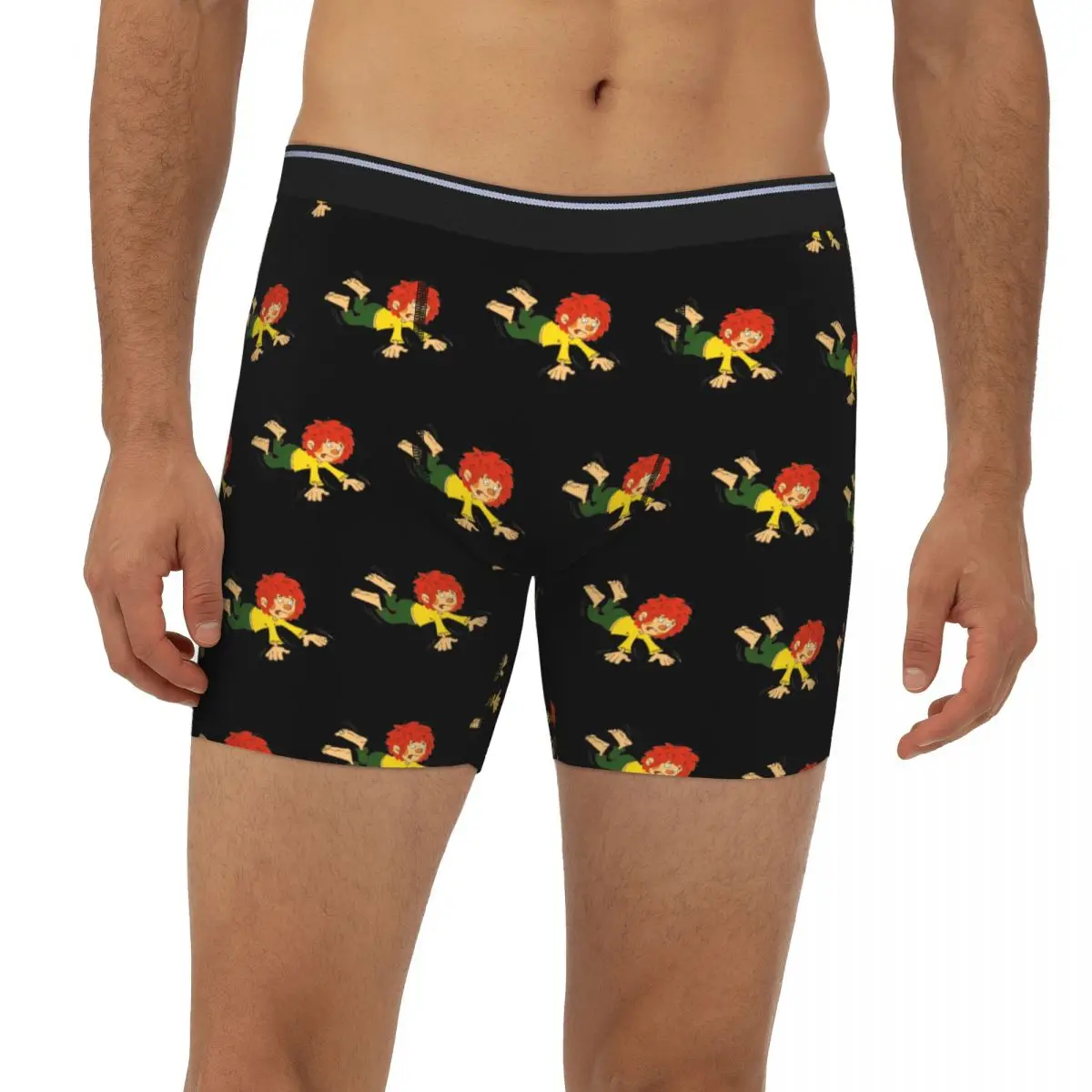 

Pumuckl Falling Long Boxer Underpants Short Male Panties Breathable Underwear for Homme Man Boyfriend Gift