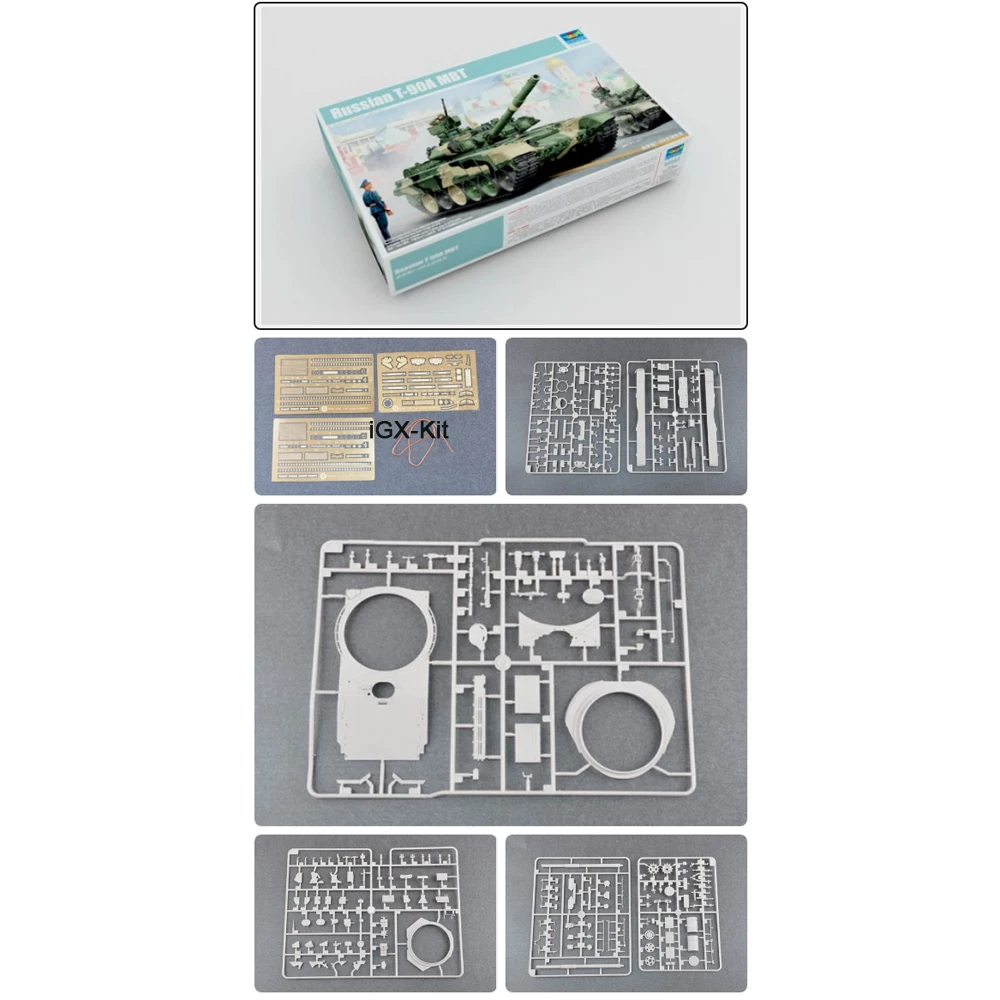 

Trumpeter 05562 1:35 Russian T90 T-90A Main Battle Tank MBT Plastic Model Kit
