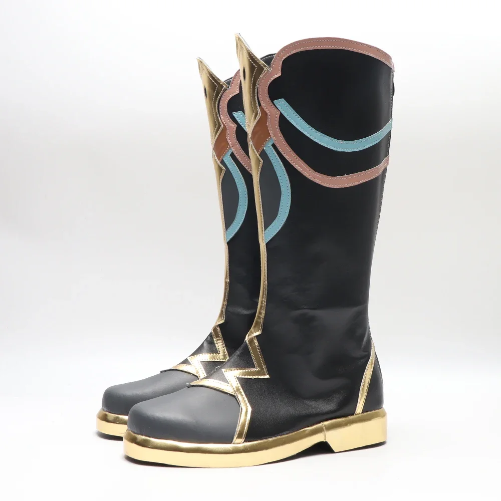 새로운 게임 코스프레 신발 Honkai:스타 레일 Dan Hen 음료 Moon Jun 부츠 할로윈 Aksesori Dibuat Sesuai Pesanan