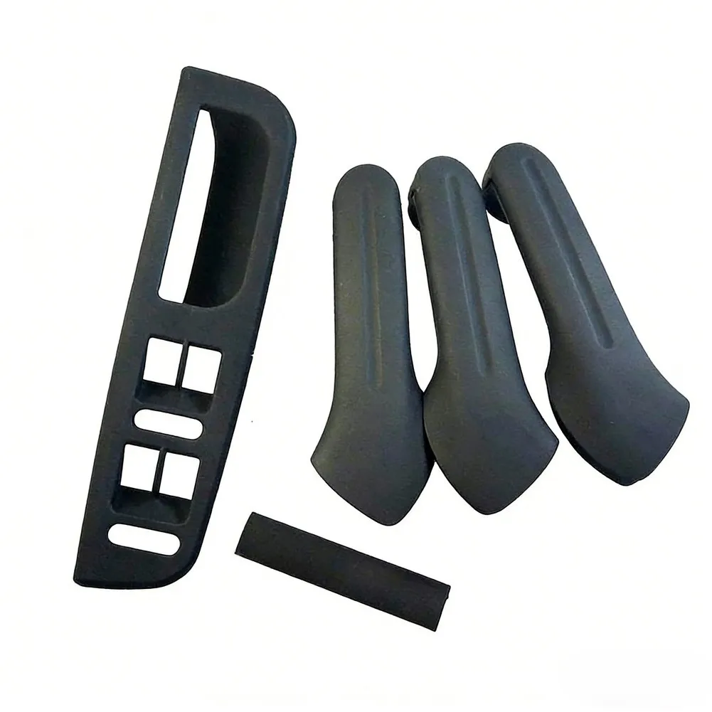 DIY Installation Interior Door Handle Armrest Trim Complete Cover Set OEM Fit 3B1867171E ABS Plastic Easy Installation
