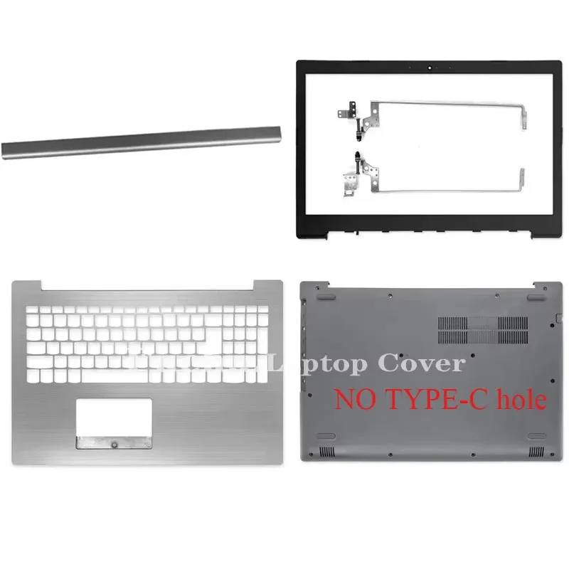 

For IdeaPad 330-15 330-15IKB 330-15ISK 330-15ABR Hinges/Palmrest/Bottom Case /Front bezel/US keyboard silver