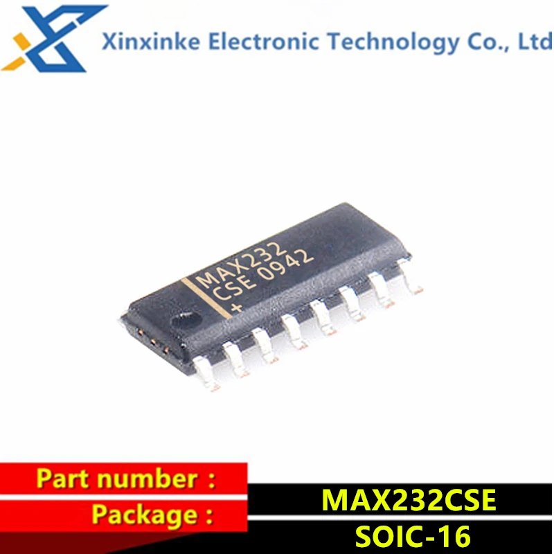 

10PCS MAX232CSE SOIC-16 RS232 Transceiver Driver Interface Chip