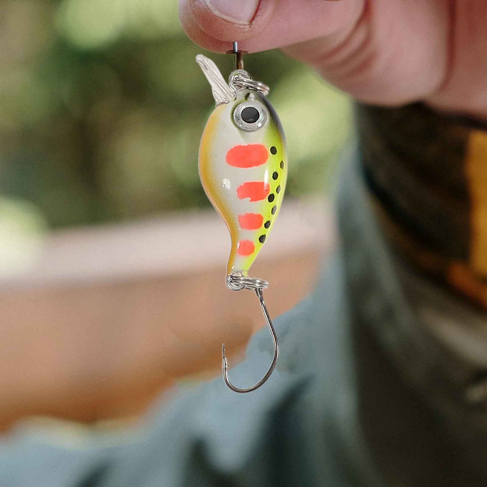 

6 Pcs Floating Fish Bait Realistic Artificial Lures Portable Tackle Durable Plastic Baits Vivid For Ice Fishing
