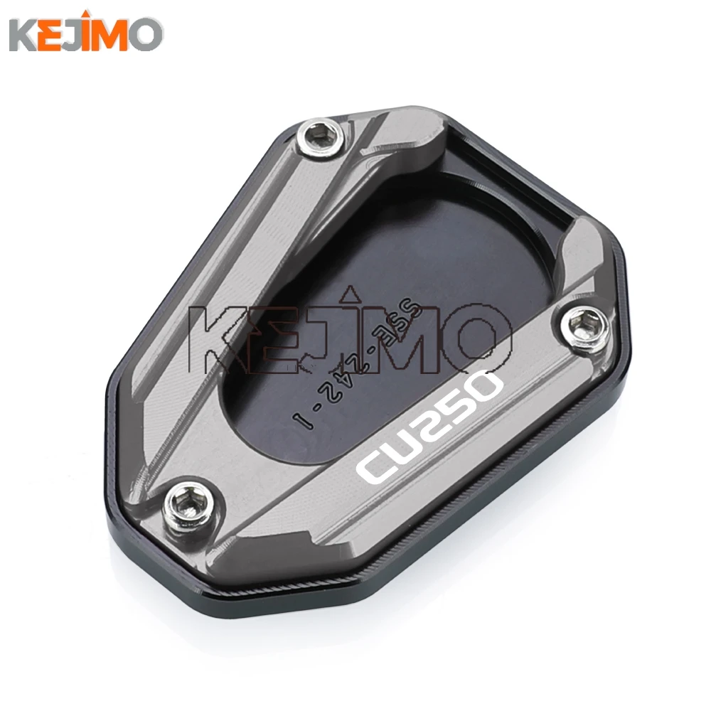 FOR VOGE CU525 2023 CU250 2024 CU625 CU 525 250 2025 2026 Motorcycle Side Stand Enlarged Plate Kickstand Side Stand Enlarger Pad view 3