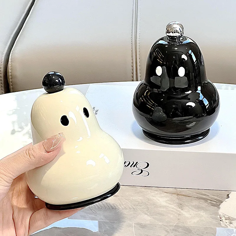 

High-Value New Light Luxury Toothpick Holder Cartoon Hot-Selling Living Room Dental Floss Cotton Swab Storage Box Creative Tooth