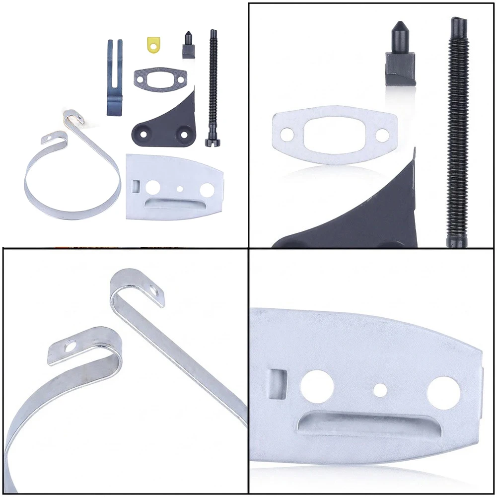 6 Component Chainsaw Brake Band Kit for Models 503152101 501768801 Includes Brake Control Spring Muffler Bracket