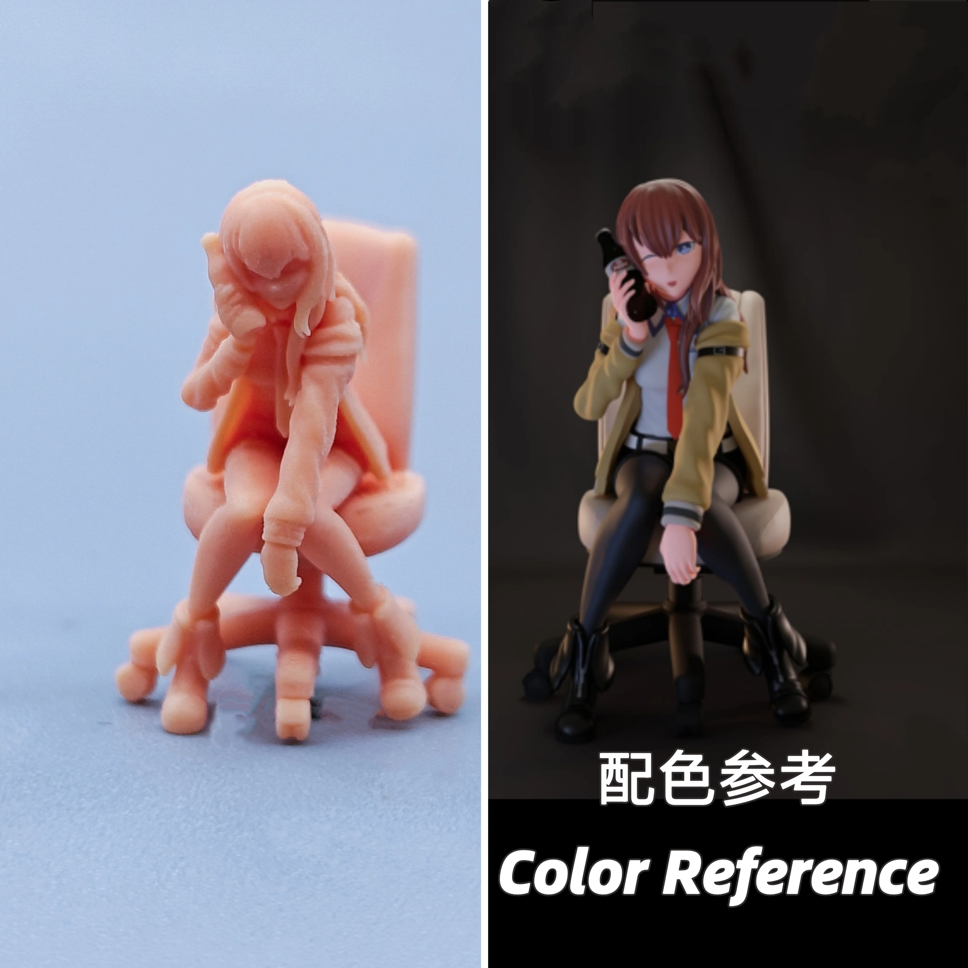 1/64 Figurines Scale Model Resin Fate Stone Gate Makise Unco