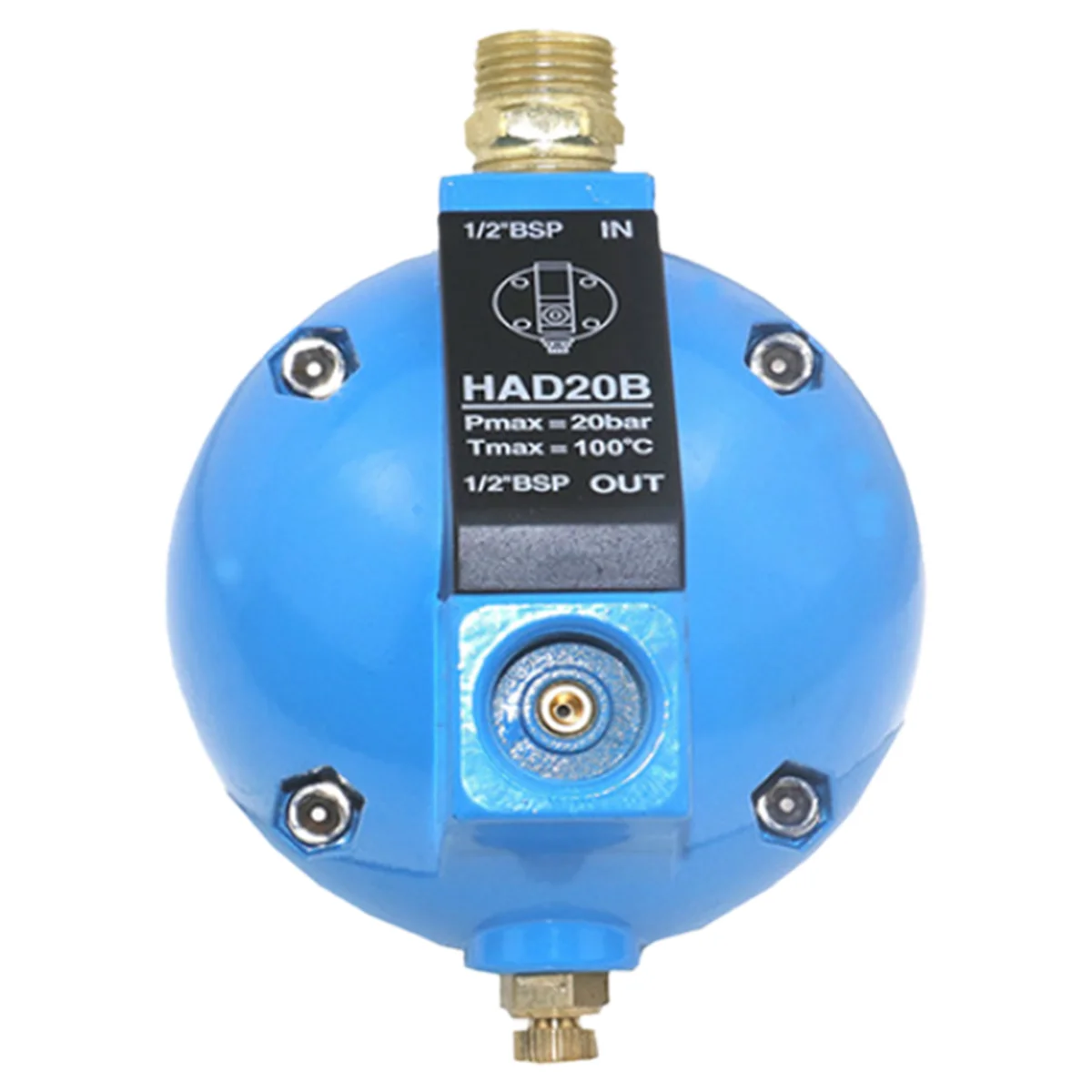 ABZV-HAD20B Válvula de drenaje flotante automática de aire comprimido 1/2 pulgada BSP 400L/M Máquina de agua condensada