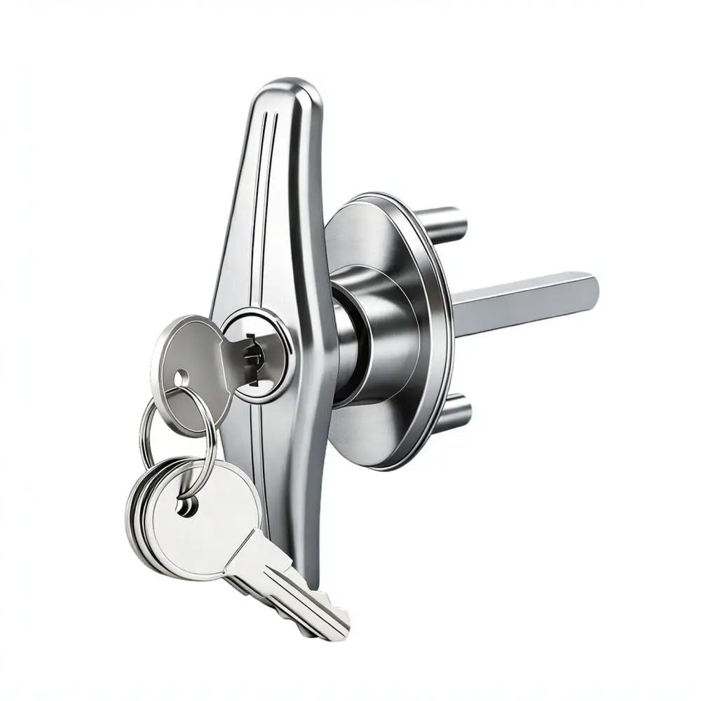 Durable Zinc Alloy T Handle Lock For For Biaopai Cabinet Garage Door Industrial Security Latch Replacement Hardware