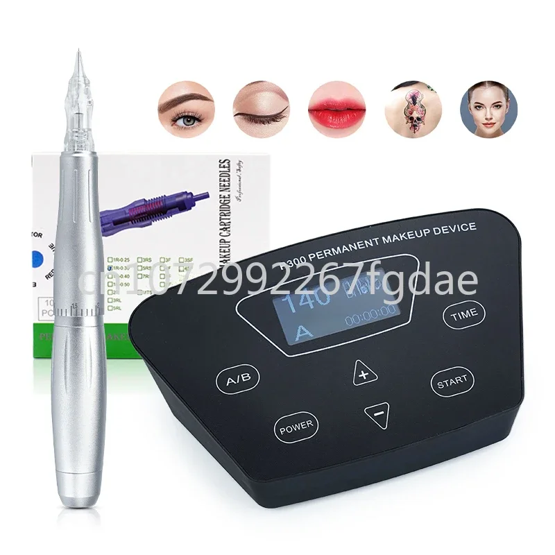 P300 Black Pearl Scalp Micropigment Semi Permanent Makeup, Dermografo Eyebrow Micro Puller for Permanent Makeup