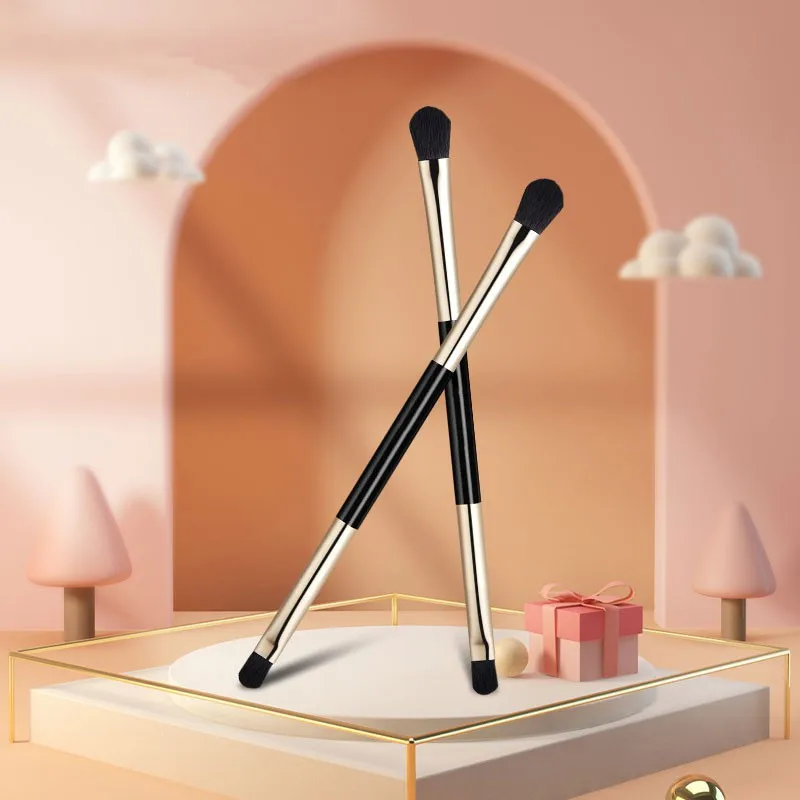 Double-headed Eye Shadow Brush Makeup Brushes Silkworm Eye Concealer Makeup Beauty Cosmetic Makeup Tool