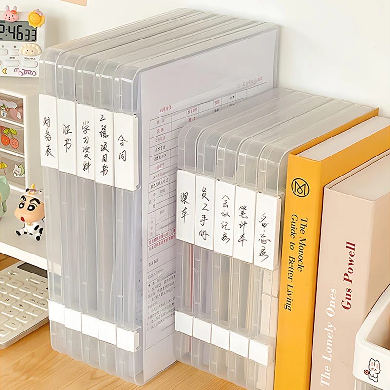 A4 Paper File Storage archivio Data Desktop Sorting Box Office Storage scatola di immagazzinaggio portatile