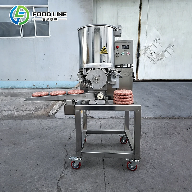 Direct Manufacturer Electric Beef Pork Patty Machine Food Grade Anti-Corrosion Stainless Steel Structure