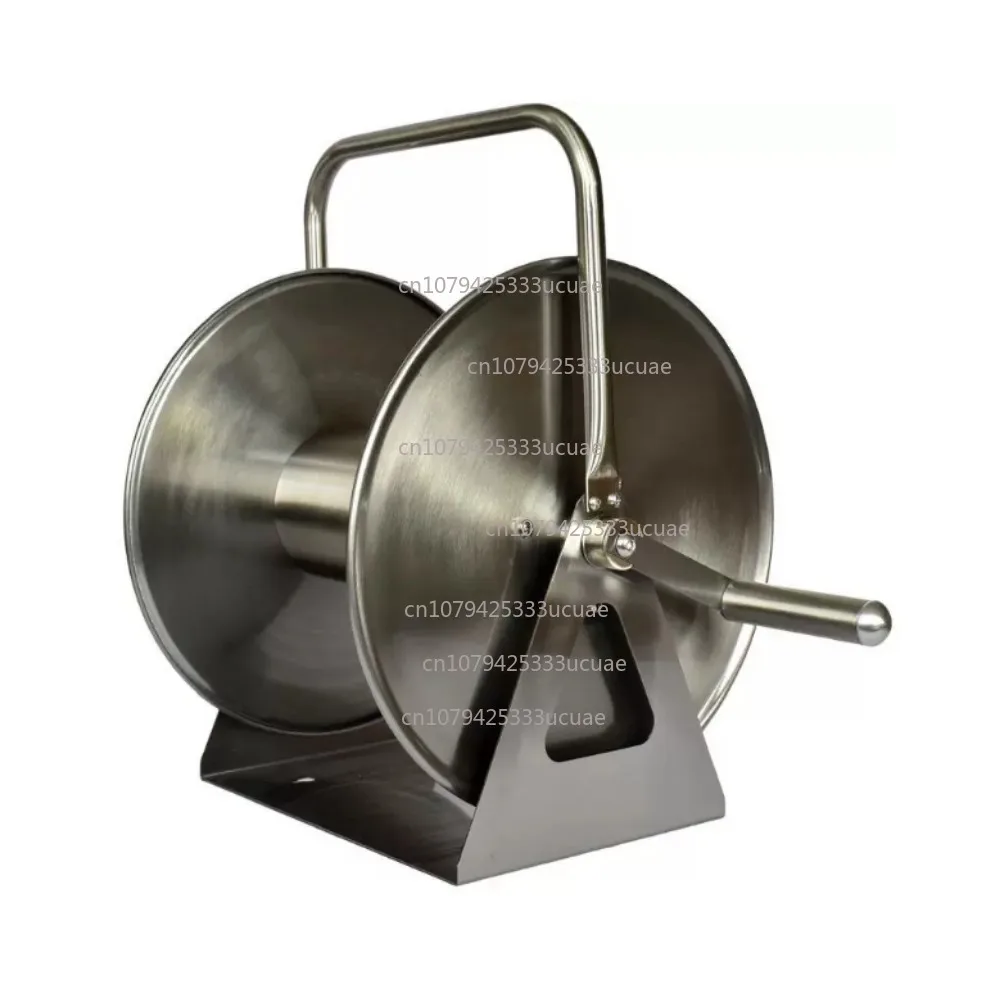 For Portable Hose Reels Heavy Duty Stainless Steel Garden Irrigation System Bracket Hose Car Wash Hose Rack