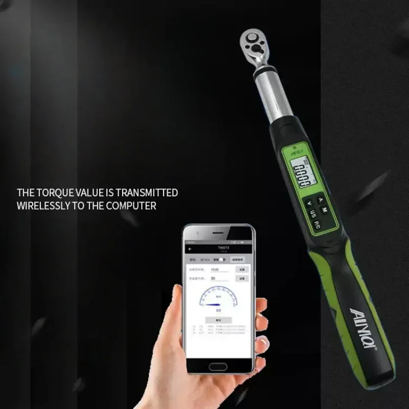 

Android 3/8 Inch 30,60,85,135N.M Wireless Transmission Bluetooth Electronic Digital Torque Wrench Bicycle CarTool Torque Spanner