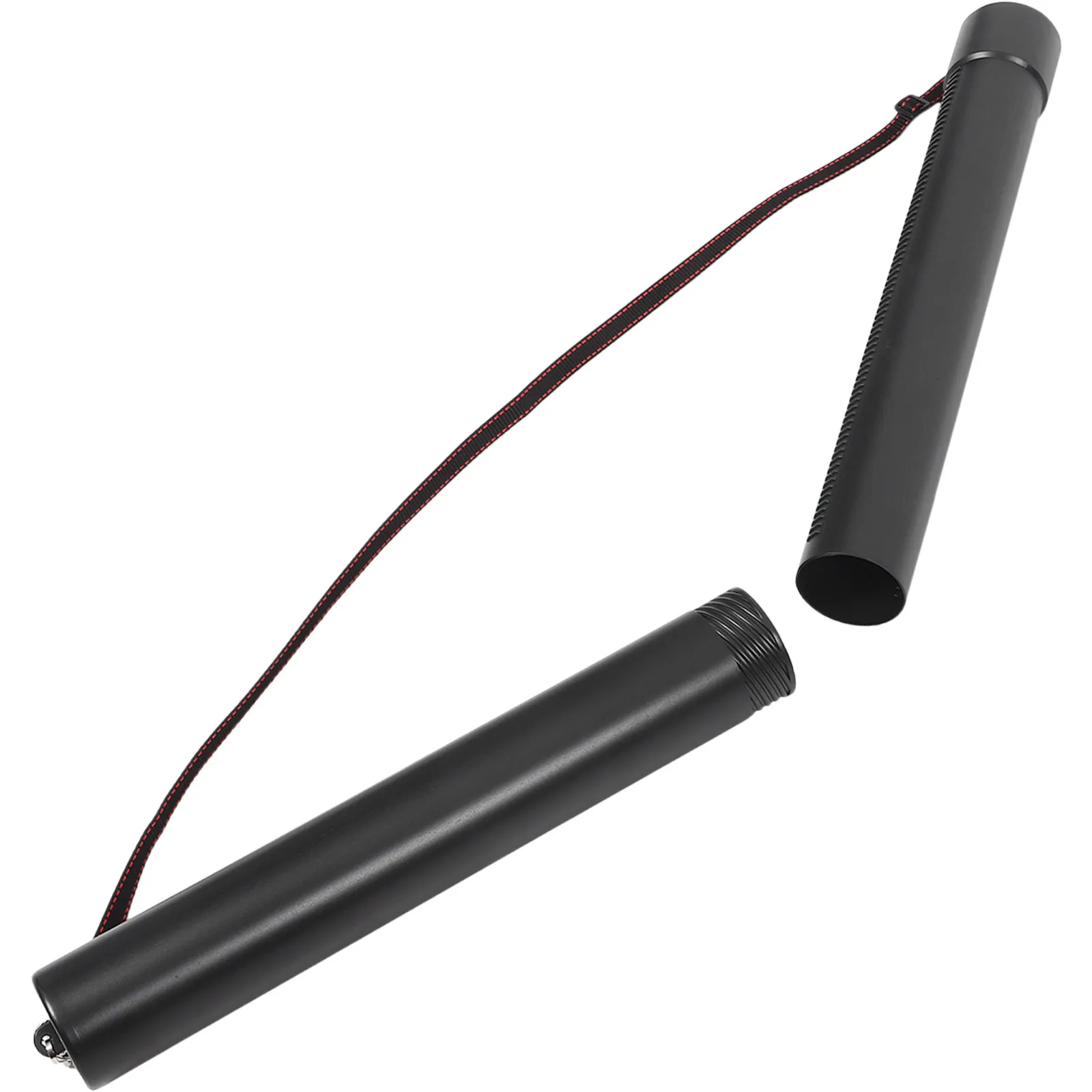 

Черный телескопический пластиковый тубус для хранения, расширяющийся от 20 до 35 дюймов, водонепроницаемый, для чертежей, плакатов, художественных работ, с ручкой для переноски