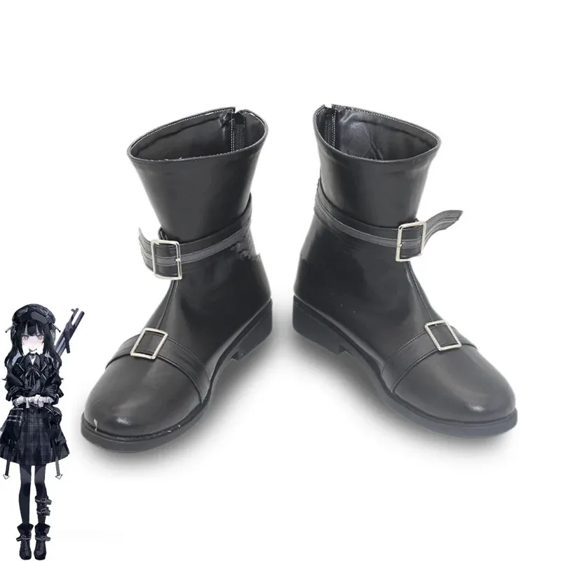 

Обувь для косплея Kurobe Nanoka, обувь из искусственной кожи, сапоги для Хэллоуина и карнавала, реквизит для косплея, аксессуары для аниме, обувь на заказ