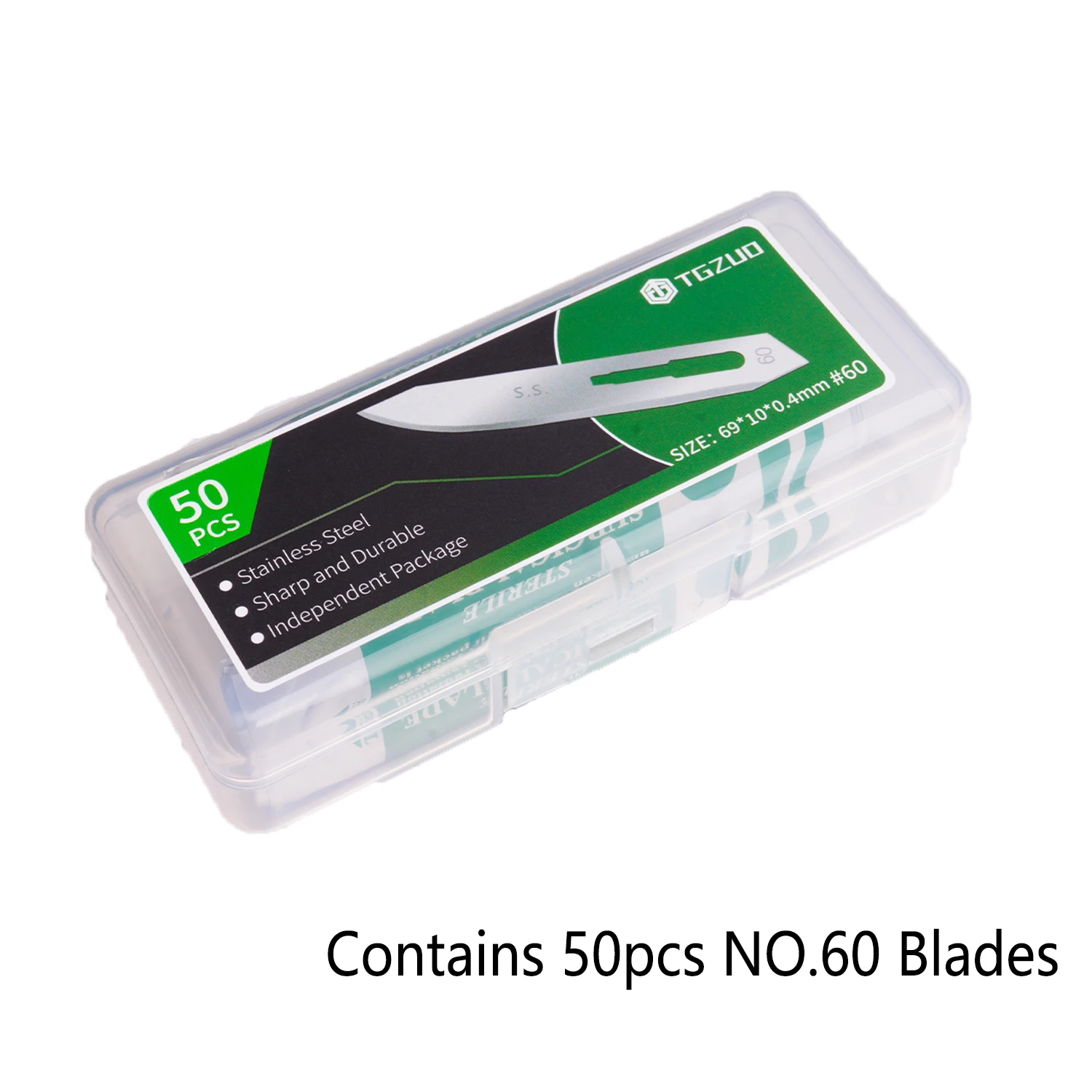 

50 blade set, made of stainless steel material