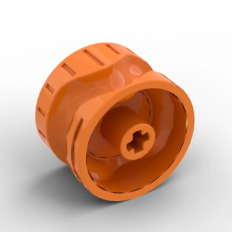 Blocs avec levier de changement de vitesse rainuré, alésage d'arbre, engrenage de transmission 3584 compatible avec la pièce de bricolage P1 MOC, 1 pièce