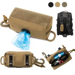 Tactical EDC Molle Pouch Garbage Bag Mini Wallet Card Key Belt Waist Pack Camping Hiking Hunting Outdoor Coin Purse Hanging Bag