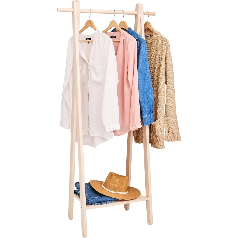 

Handcrafted Maple Garment Rack - Sleek & Stylish Clothing Storage, Home Organization, Boutique Display, Coat Rack, Laundry Room