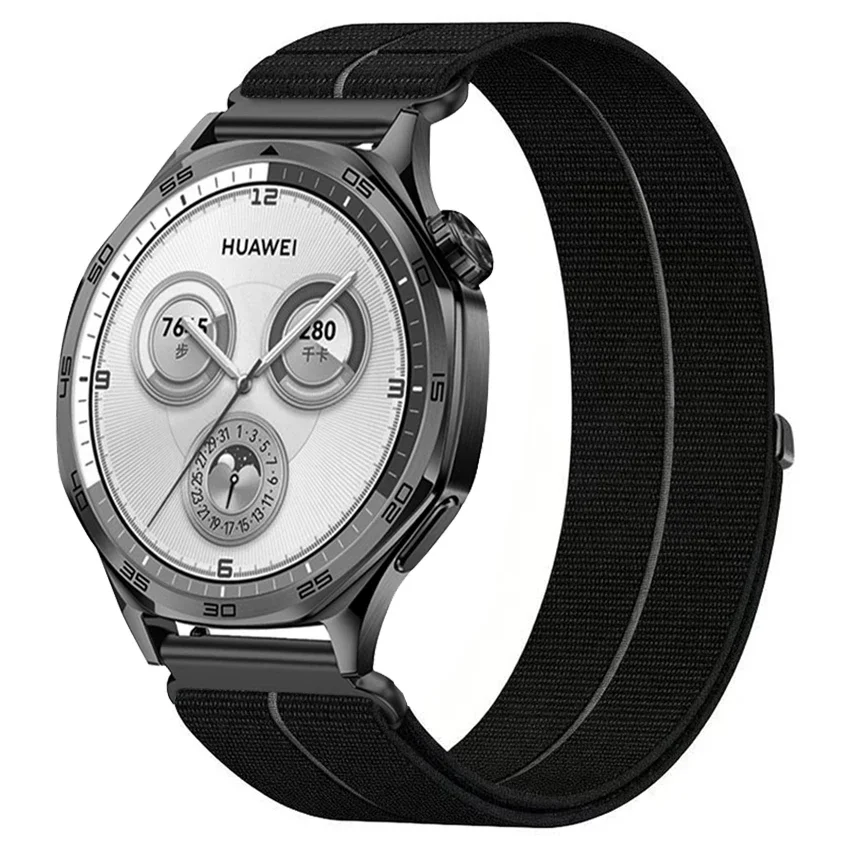 22mm 20mm 18mm Nylon Strap For Huawei Watch GT Runner 2/GT7-6-5-4 46/41mm Bracelet Amazfit Balance 3/Bip Max/Active 3 Wristband
