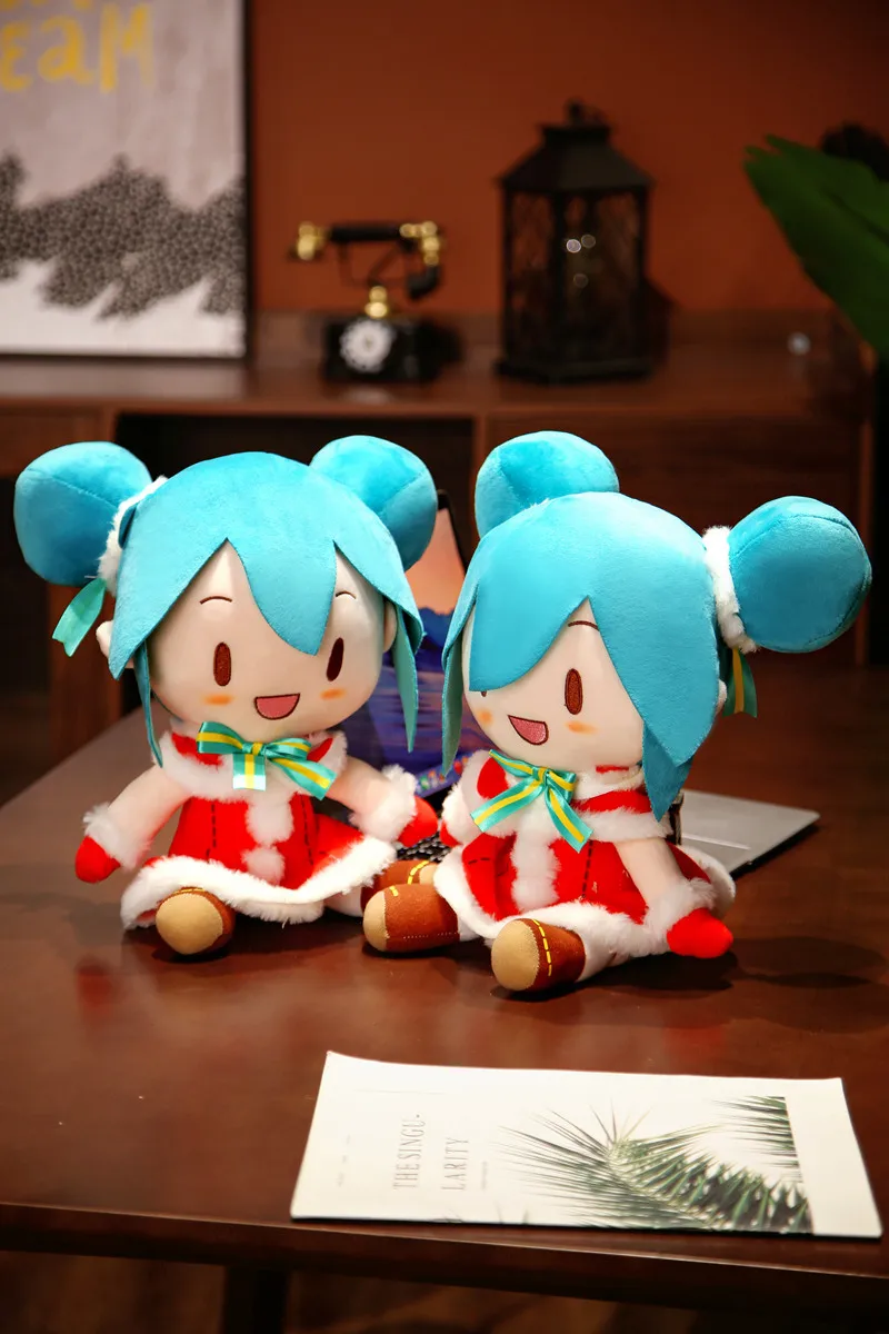 Original Xmas Hatsune Miku Fufu peluche collezione Preciality SEGA Hatsune Miku bambola di pezza con cipolla primaverile regali di natale per bambini