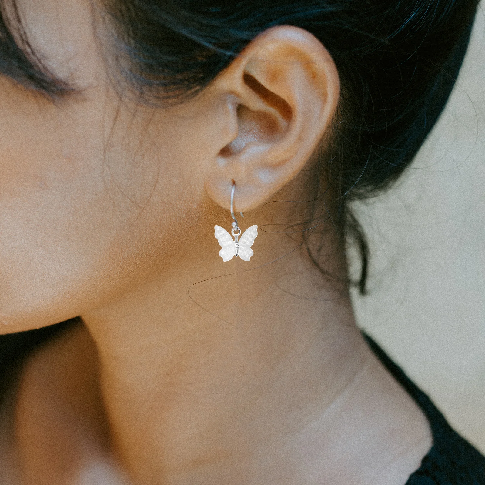 

50pcs Butterfly Pendant Charms Copper Diy Jewelry Making Craft Accessories Hairpin Material For Scrapbook Keychain Sweater Chain