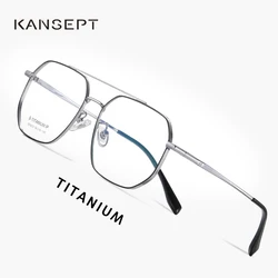 KANSEPT Men Glasses Women Square Blue Light Sunglasses Man Eyeglass Frames for Glases Glass Lenses to Read Shades Female Eyewear